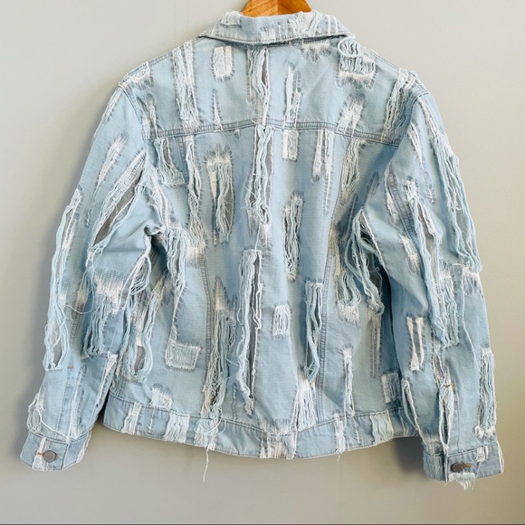 True Religion | Distress Denim Jacket - Picture 5 of 8